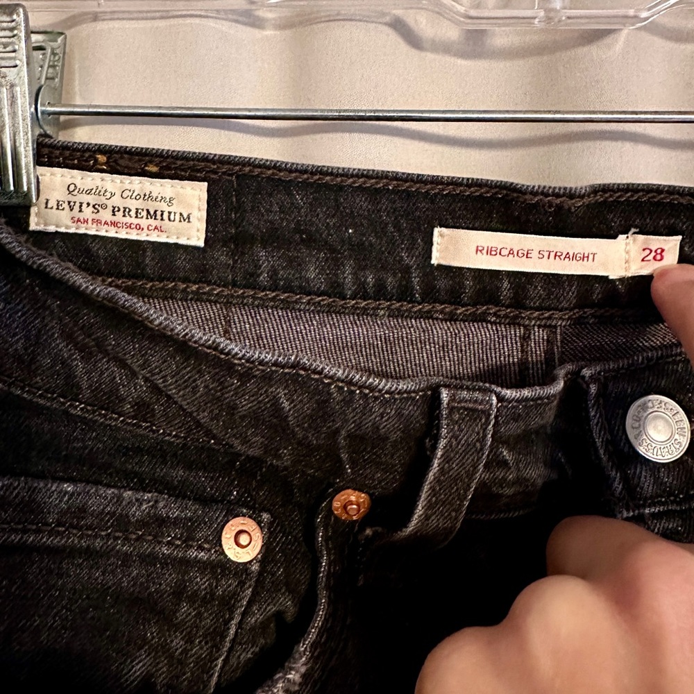 Levi's® Premium RIBCAGE STRAIGHT ANKLE WOMEN'S JEANS sz 28 x 27